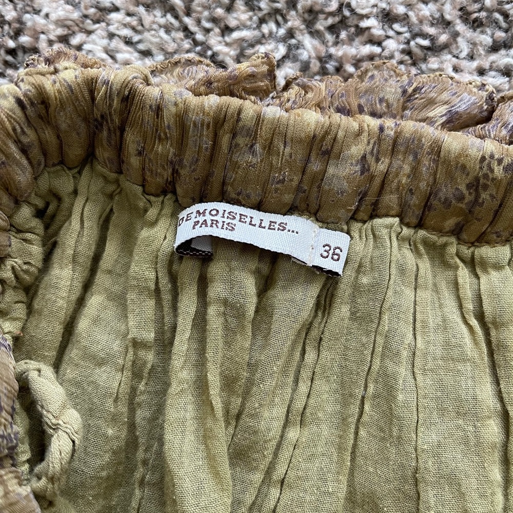 Mini skirt with layers